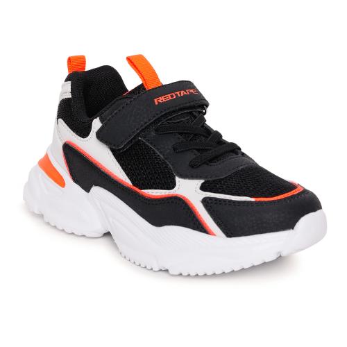 Red Tape Kids-Unisex Black Walking Shoes