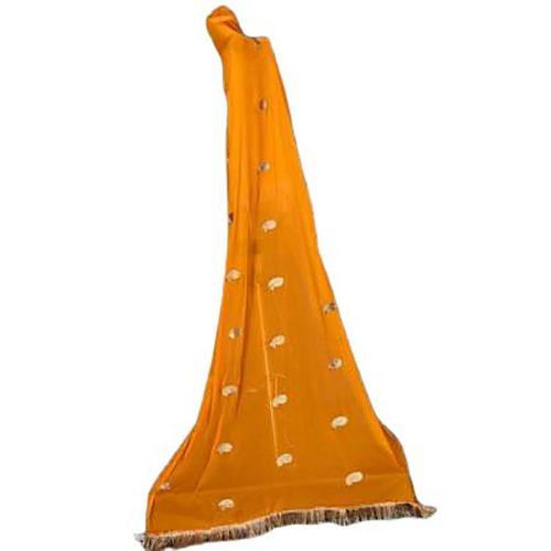 KKC -KIANA DRESSES Women Embroidered Chiffon Dupatta