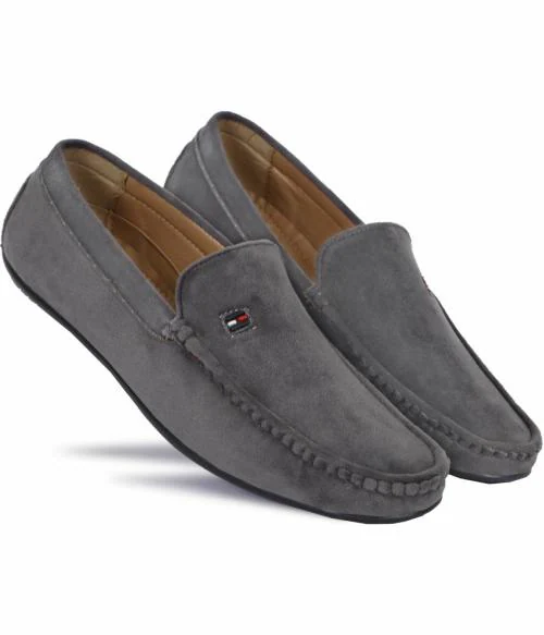Punch Grey Loafers for Men