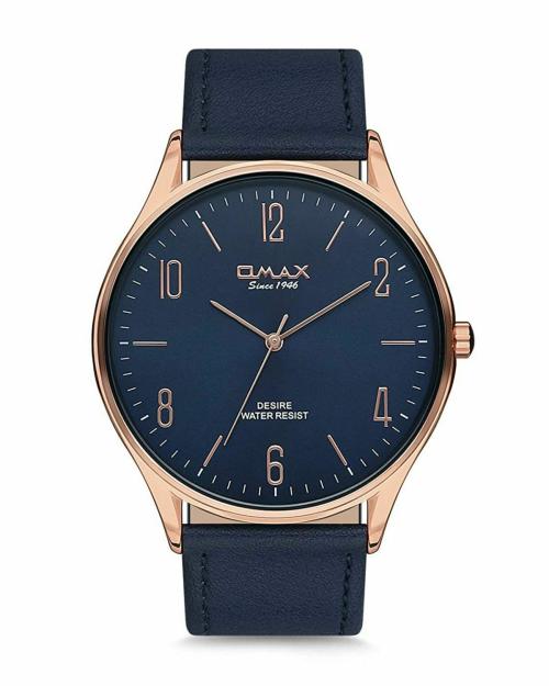 OMAX Analog Blue Watch Blue Dial With Blue Strap for Men - DX25R44A