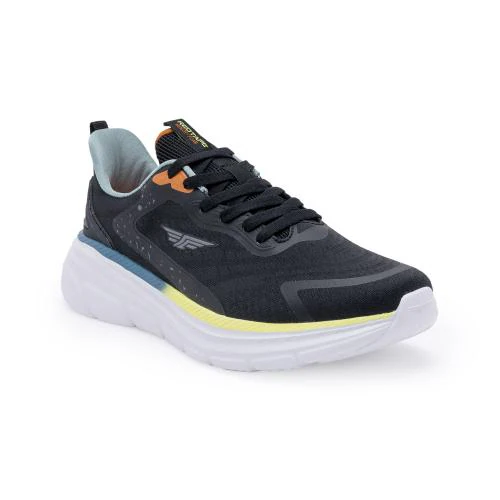 Red Tape Men Black Walking Shoes