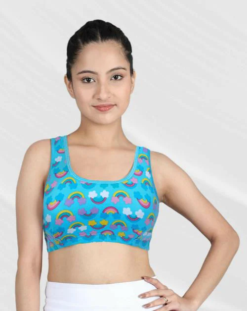 Dchica Girls Cute Kitties Non Padded Non Wired Beginner Bra