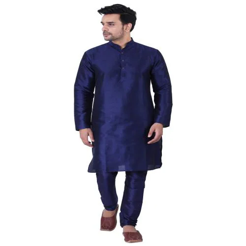 HUZUR Silk Kurta Pajama Set For Men