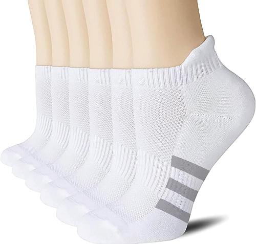 Enjoy Men Grey Cotton Ankle Length Socks (Pack of 6)