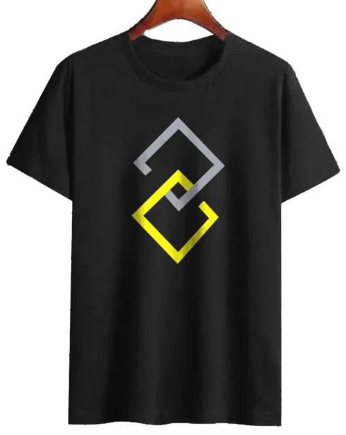 Round Neck Black Half Sleeve T-Shirt