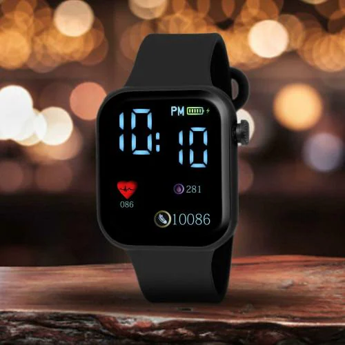 FOGG 8001-Black Digital Watch - For Men & Women