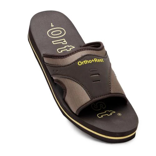 Ortho + Rest Men's Diabetic-Friendly Slider for Foot Care Flip- Flop For Home Daily Use