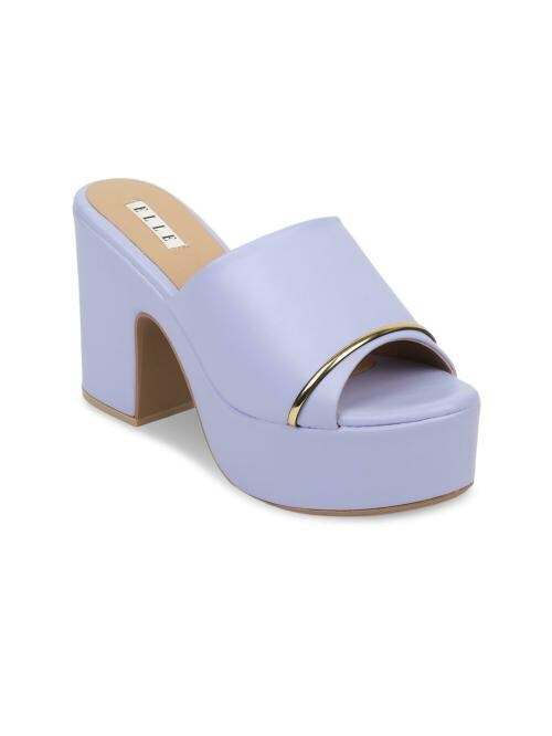 Elle Purple Platform Heels