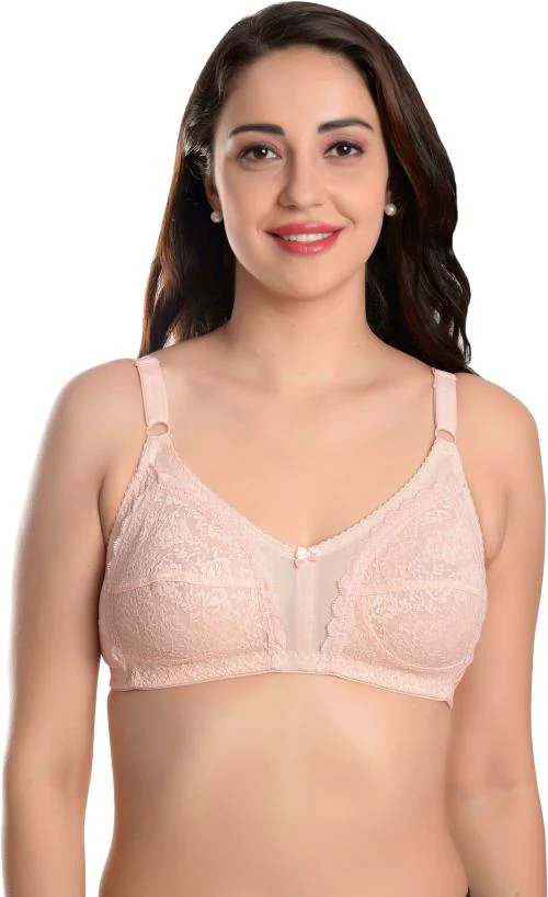 Buy Featherline Women Pink Lace Single Bra ( 42B ) Online at Best Prices in  India - JioMart.
