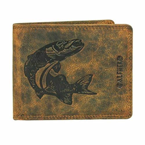 Calfnero Men Dark Yellow Genuine Leather Wallet