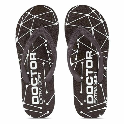 DOCTOR EXTRA SOFT Women's Bounce Back Technology Orthopaedic and Diabetic MCR Anti-skid Cushion Comfort Dr Sliders Flipflops Slippers D-02