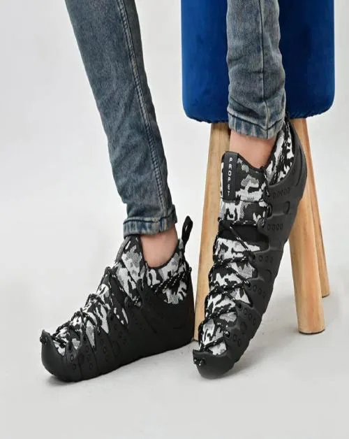 PROPET Black Mesh Stylish Casual Shoe for Men