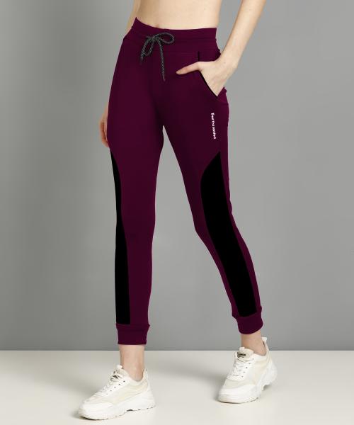 PKR SPORTS Solid Women Maroon Track Pants