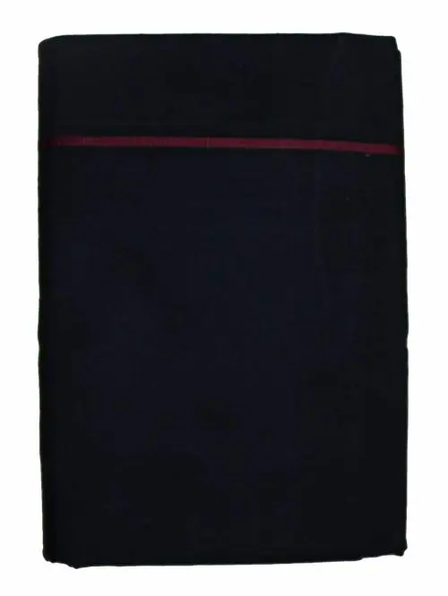 Prakasam Cotton Mens Single Black Colour Dhoti/Single mundu/1.30X2.00 Meter Single dhoti