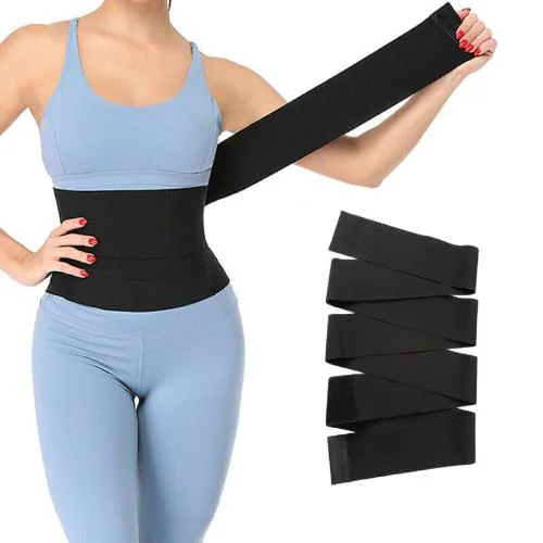 ASTOUND Elastic Waist Trainer Belt Snatch Me Up Bandage Wrap Tummy Slimming Body Shaper l Waist Trainer Wrap Belt For Women Adjustable Stomach Corset l Weight Loss Tummy Wrap Waist l Shaper Trimmer Corset
