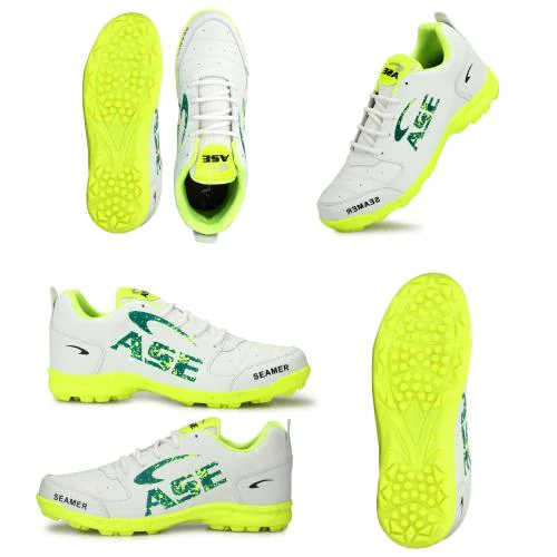 PRO ASE Men’s Cricket Shoe Limited Edition Elite Performance Best Spike Cricket Shoes Unisex Cricket Shoes Mid-Foot Support Heel Responsive