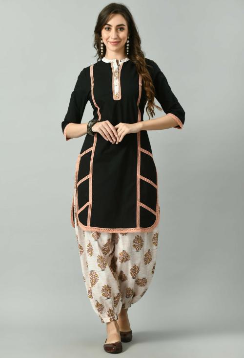 NEEL & NED Fine Center Front Laces Work Salwar - Elegant Ethnic Wear for Women