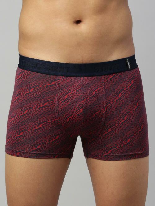 Dixcy Scott Maximus Men's Multicolor Printed Cotton Lycra Trunks
