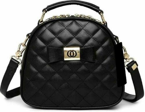 SAHAL FASHION BLack PU Leather and Rexine Sling Bag 7 L