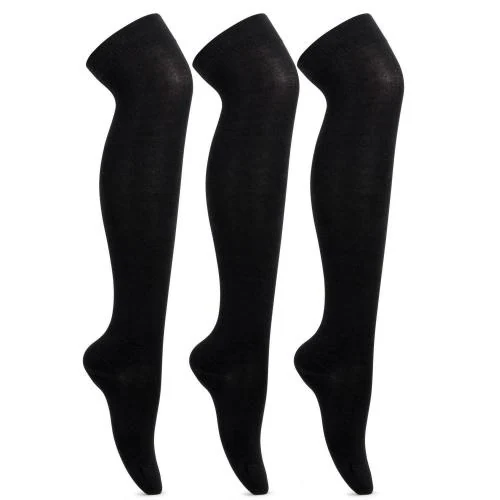 Buy Bonjour Formal Stockings For School Girls - Pack of 3 Online at ...