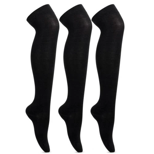 Bonjour Formal Stockings For School Girls - Pack of 3