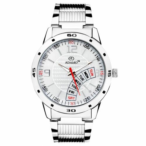 ADAMO Designer White Dial Men's & Boy's Watch AD101