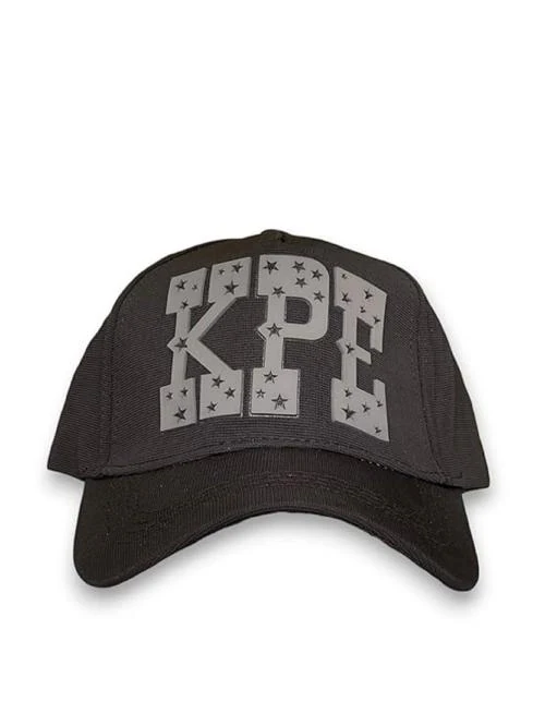 Huevess KPE Text Sports Cap for Summer/Black Cap for Men.