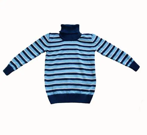 Little Angels Boys Woolen Turtle Neck Full Sleeves Pullover
