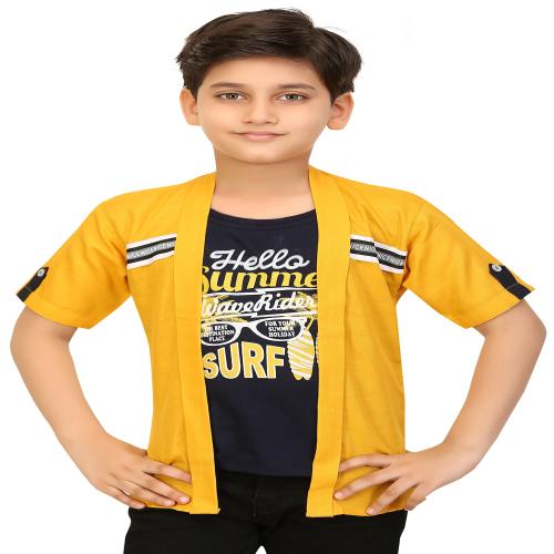 Buy FOREVER YOUNG BOYS JACKET WITH ATTACHED TSHIRT Online at Best