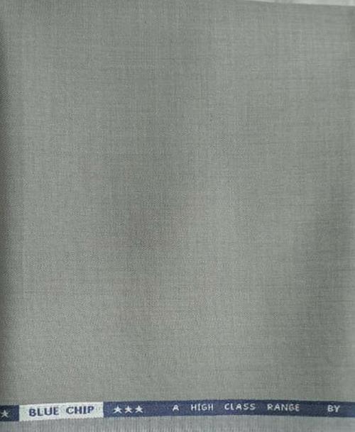 Fabkart Poly Blend Trouser Fabric - Grey