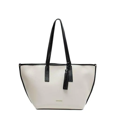 Miraggio Womens Black Tote Handbag
