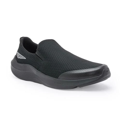 RedTape Black Sports Shoes for Men's- Slip-On, Perfect Walking Shoes for Men
