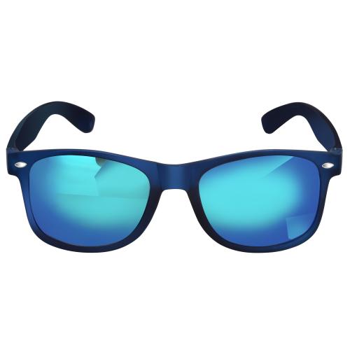 Lorenz Blue Reflector Sunglasses for Men & Women (Lens-Blue| | Frame-Black) | SN-2