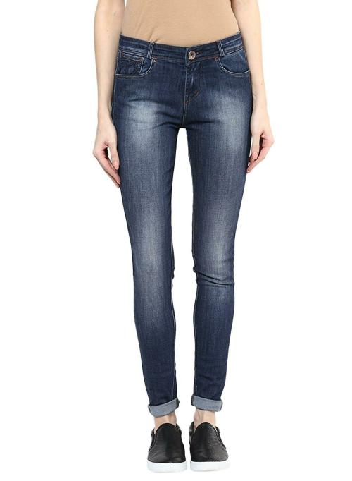 XPOSE Women Dark Blue Cotton Jeans (32) l Womens Jeans l Girls jeans l Jeans For Women l Traditional Jeans l Party Wear Women Jeans l