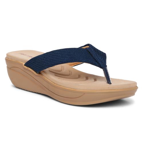 Footsoul Women's Fiona Flats (Blue) (FSL-490-6)