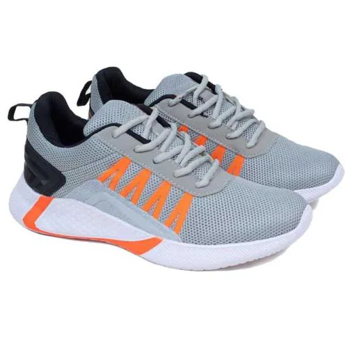 Bersache Lightweight Casual Shoes with High Quality Sole| Sneaker Daily Wear Shoes for Kids(Grey)