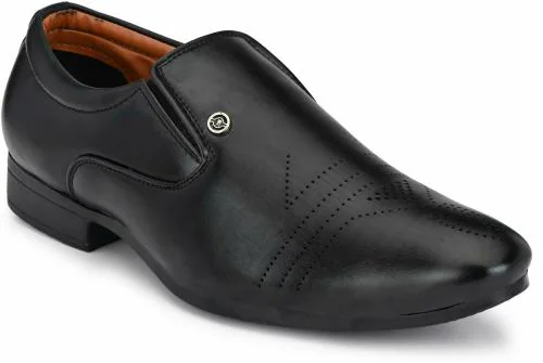 John Karsun Men Black Formal Shoes