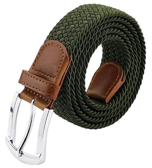 Caddim Stretchable Braided Cotton Belt for Women and Men (Pack of 1)