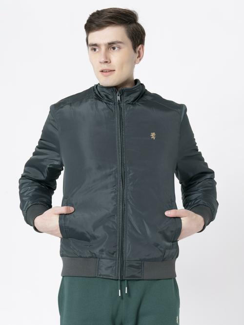Red Tape Men's Dark Green Solid Jacket