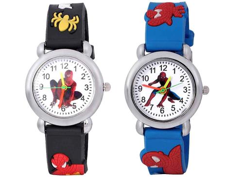 Zest4Kids White Dial Black, Blue Strap Analogue Ed Watch For Boys And Girls