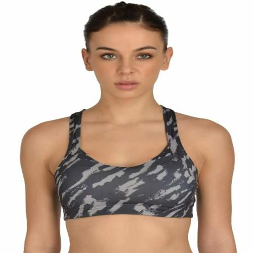 F.Fashiol.com Women's Sports Bra | Ladies | Printed | Yoga | Fitness | Running | Gym Wear | Padded Beauty Back Criss Cross Gym Workout Bra Tank Tops Color(Pink) Size (32)