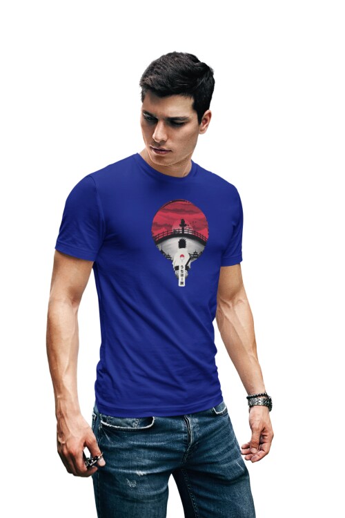 Royal Blue - Small Elite Clan Naruto T shirt For Men