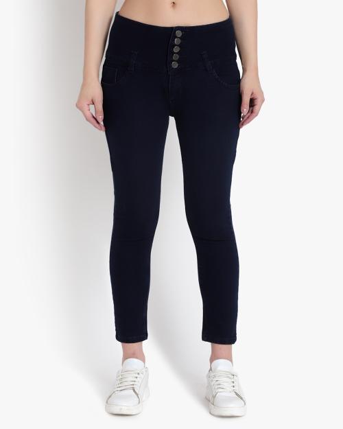 Women Ankle Length Slim Jeans