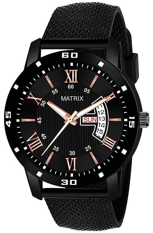 Matrix Timepiece Day & Date Analog Wrist Watch for Men & Boys