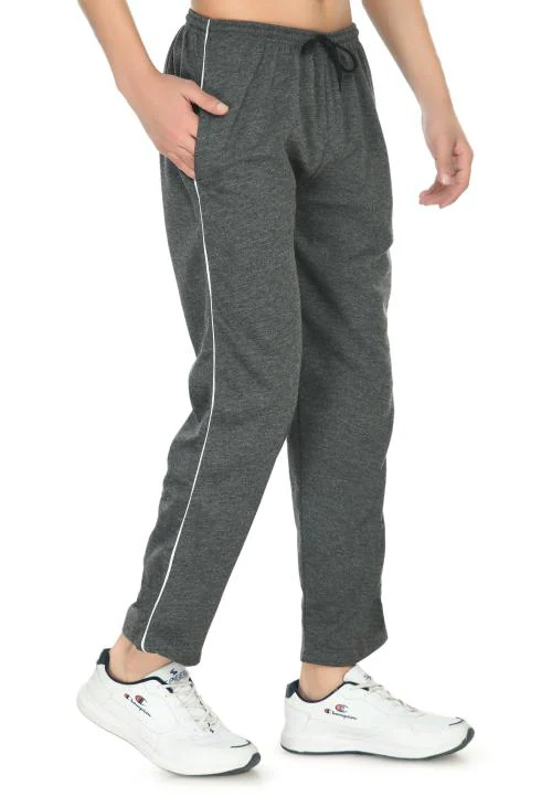 IndiWeaves Mens Fleece Warm Lower/Track Pants for Winter (Pack of 1) Grey