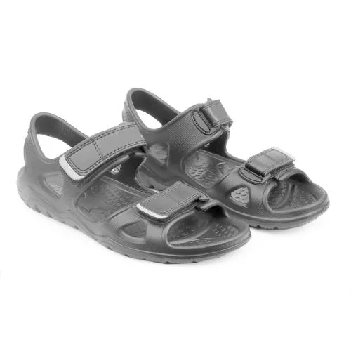 SFR Tiger Black Sporty Casual Lightweight EVA Sandals for Men