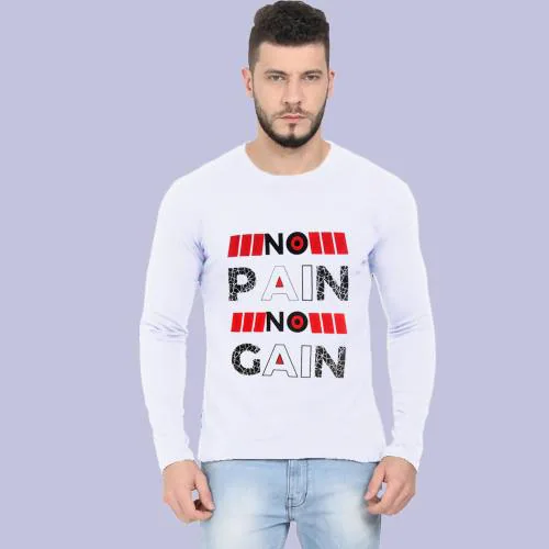 BINAYAK : WE DEAL WITH QUALITY ONLY - Versatile Men's Cotton Full Sleeve T-Shirt - Everyday Fashion Essential