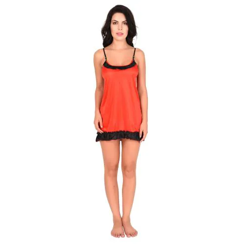 Baby Doll Night Wear Sleep Dress For Women (Pack Of 1) FLN-BDDCF-20