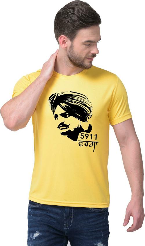 Harshys Men Sidhu 5911 Graphic Polyester Tshirt