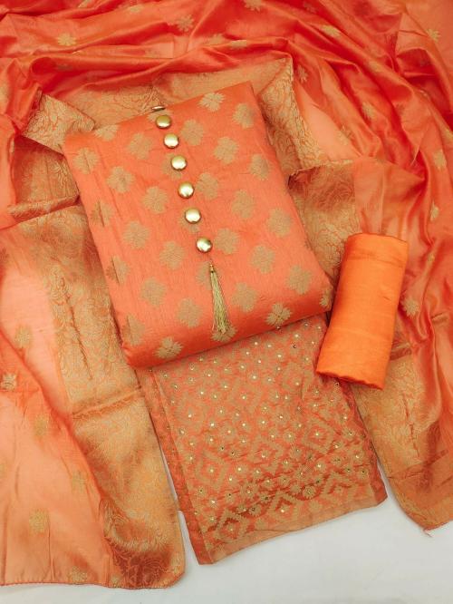 LeeliPeeri Designer Trendy Banarasi Silk Suit